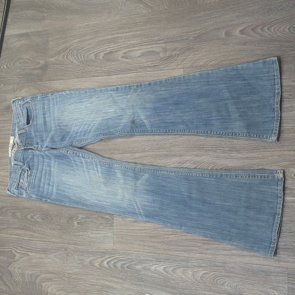 Hollister Women's Blue Flare Jeans